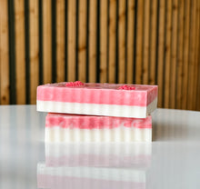 Load image into Gallery viewer, raspberry tart soap | lemon, lime &amp; clary sage
