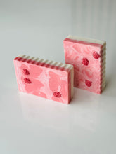 Load image into Gallery viewer, raspberry tart soap | lemon, lime &amp; clary sage
