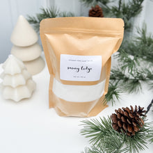 Load image into Gallery viewer, snowy lodge sugar scrub | amber, vanilla &amp; cedar | the winter collection
