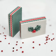 Load image into Gallery viewer, deck the halls soap | fresh evergreen &amp; cinnamon | the winter collection
