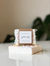 Load image into Gallery viewer, garden party soap | jasmine, chamomile, neroli, vanilla &amp; rose
