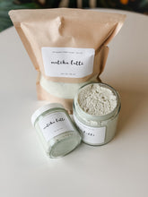 Load image into Gallery viewer, matcha latte sugar scrub | amber, vanilla, cedarwood + patchouli
