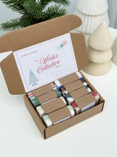 Load image into Gallery viewer, sample winter collection box | mini holiday soap sampler set
