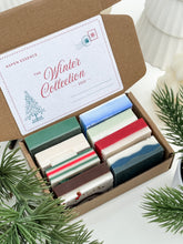 Load image into Gallery viewer, sample winter collection box | mini holiday soap sampler set
