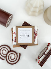 Load image into Gallery viewer, yule log soap | cocoa, maple &amp; vanilla | the winter collection
