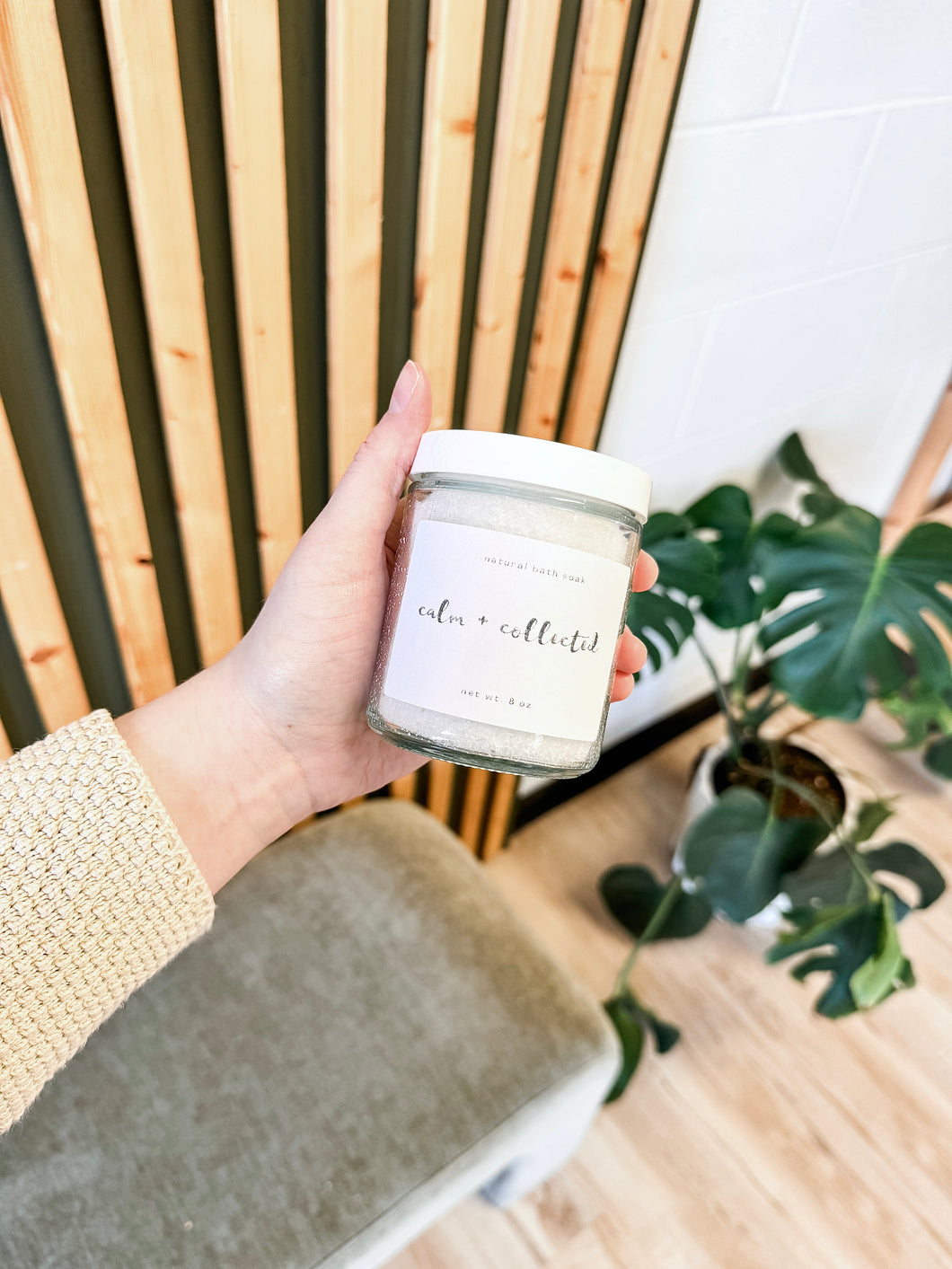 calm + collected bath soak | chamomile & calendula