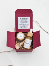 Load image into Gallery viewer, daily glow duo | soft glow drops &amp; rose renewal mask gift set
