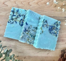 Load image into Gallery viewer, something blue soap | jasmine, juniper berry &amp; cedarwood
