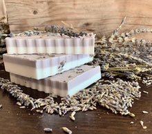 Load image into Gallery viewer, lavender bliss soap | lavender &amp; goat’s milk

